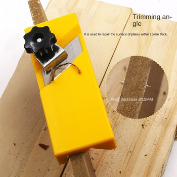 45° Chamfer trimming cutter Woodworking Board Planer Planer Tool Manual Wood Knife Ξυλουργός κάτω αφαίρεση γρεζιών Λεπίδα πλανίσματος άκρων