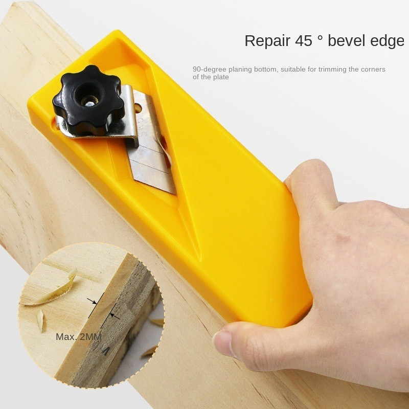 45° Chamfer trimming cutter Woodworking Board Planer Planer Tool Manual Wood Knife Ξυλουργός κάτω αφαίρεση γρεζιών Λεπίδα πλανίσματος άκρων