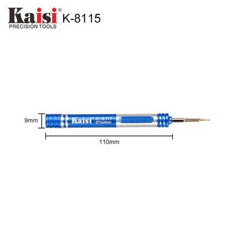 Kaisi Precision Magnetic Screwdriver Multifunctional Repair Tools for iPhone 6 7 8 Phillips Torx Hex Y-Type Pozidriv K-8117