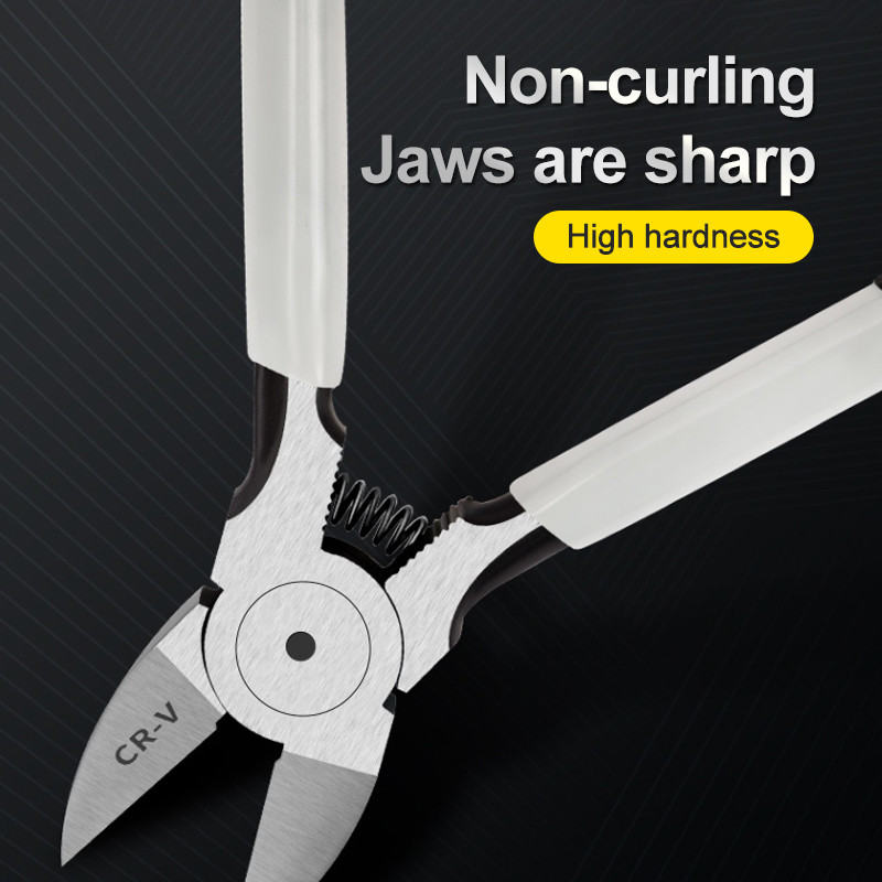 YLONDAO 5 6 collu Cr-V plastmasas knaibles diagonālās knaibles Mini elektroniskās stieples noņemšanas rīks sānu griezējs kabeļa knaibles DIY remonts