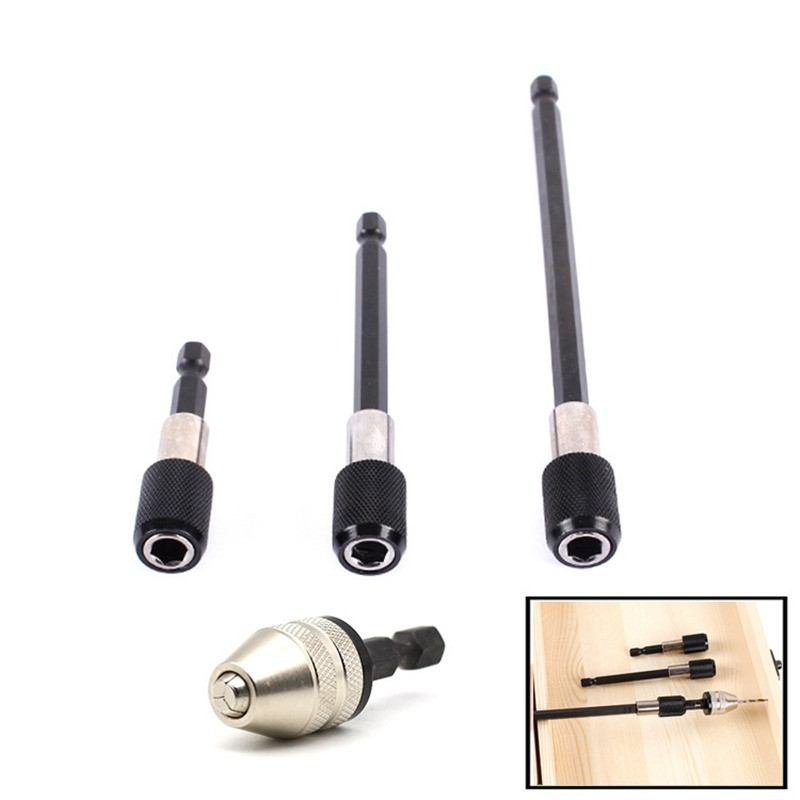 1/4 collas sešstūra roktura ātrās atbrīvošanas skrūvgrieža magnētiskais uzgaļu turētājs ar regulējamu apkakles pagarinājuma stieņa stieni 60 mm 100 mm 150 mm