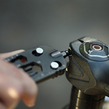 16 σε 1 φορητό ανοξείδωτο κατσαβίδι Χάρακας κλειδιού πολλαπλών λειτουργιών MTB Κλειδί Mountain Cycling Εργαλείο επισκευής ποδηλάτου