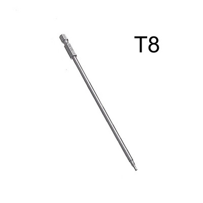 1vnt 150 mm šešiakampių šešiakampių veržliarakčių grąžtų rinkinys Ilgų šešiakampių atsuktuvų antgalių magnetiniai antgaliai šešiakampio rakto atsuktuvo lizdų antgalių rinkinys