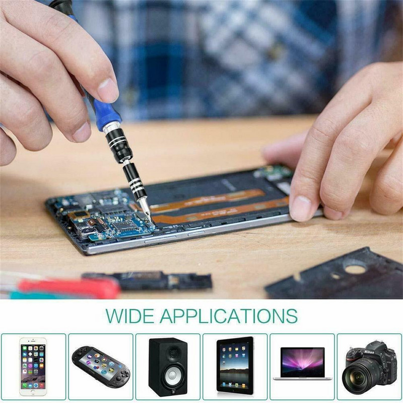 58 az 1-ben precíziós csavarhúzó készlet számítógép-javító szerszámkészlet hordozható több méretű precíziós csavarhúzó Torx szerszámkészlet laptophoz