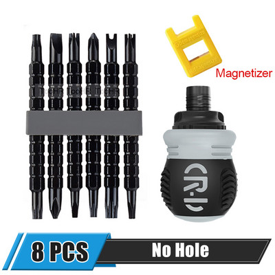 Racsnis csavarhúzó készlet precíziós csavarhúzó mágneses kereszthornyú teleszkópos kettős kisméretű króm-vanádium acél javítószerszámok