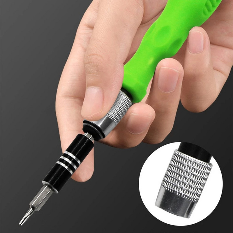 32 az 1-ben többfunkciós csavarhúzó készlet, professzionális mágneses bitek csavarhúzó mini szerszámtok iPhone mobil fényképezőgéphez, PC karóra