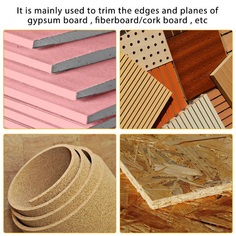 Gipso kartono medienos apdirbimo obliavimo įrankis plokščias kvadratinis plokštumas gipso kartono briaunų nuožulnumas rankinio pjūklo dėžutės rankinis gipso kartono dailidės įrankis
