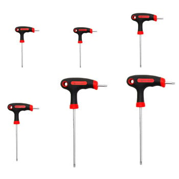 Νέα λαβή T-Handle Torx&Hex Allen Key Screwdriver Tool Driver T10/T15/T20/T25/T30/T40 Drop Ship