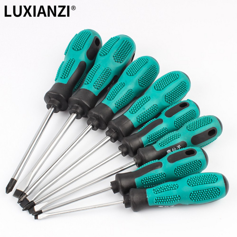 LUXIANZI 1 ΤΕΜ. Κατσαβίδι με σχισμή σε σχήμα σταυρού Μαγνητική μύτη πολλαπλών λειτουργιών Επισκευή Βιδωτή λαβή με μόνωση εργαλείων στο σπίτι