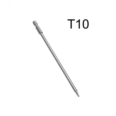 1 db 150 mm-es hosszú-T40 mágneses Torx csavarhúzó bitkészlet elektromos csavarhúzófej, T8, T9, T10, T15, T20, T25, T27, T30, T35, T40