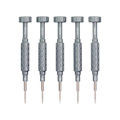 REFOX RS1 Комплект отвертки с висока твърдост Convex Cross Torx T2 Y0.6 Pentalobe Phillips за телефон, часовник, таблет, ремонт, инструмент за отваряне