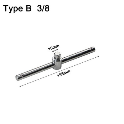 1/4 3/8 1/2 pogonski nasadni ključ Produžetak klizna T šipka Alati za popravak automobila Rukavac klizna šipka Primjena sile Šipka Ključ za cijevi