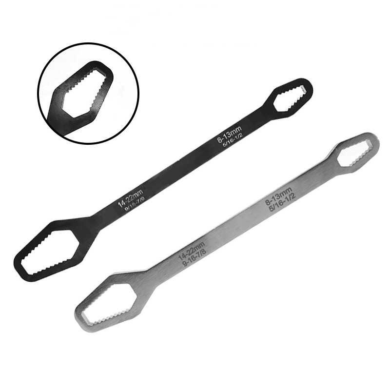 Önfeszítő csavarkulcs 3-17mm 8-22mm Duplafejű univerzális Torx-kulcs 5mm vastagságú Kéziszerszámok Autójavítás a PROSTORMER-től