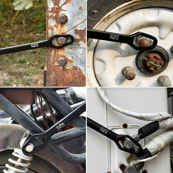8-22 мм универсален ключ Torx Самозатягащ се регулируем гаечен ключ за очила Дъска Двуглав гаечен ключ Torx Ръчни инструменти за завода