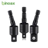 Binoax 360° rotirajuća električna bušilica, kompleti adaptera za udarnu vijaču sa šesterokutnom drškom 1/4" 3/8" 1/2"