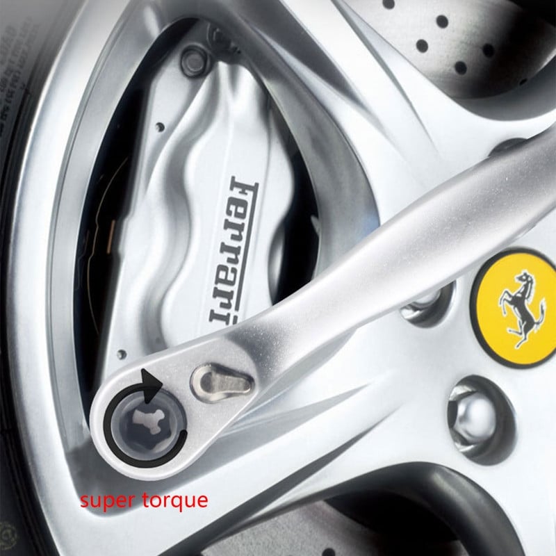 Mini ključ s čegrtaljkom od visokougljičnog čelika Mini nasadni ključ s čegrtaljkom Ručni ručni alat Alat za popravak izrađen od visokougljičnog čelika