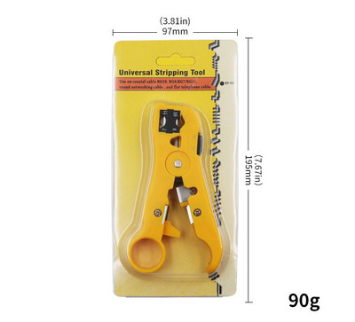 Automaatsed eemaldamistangid Universaalsed koaksiaalkaabli traadi eemaldamise tööriistad kuuskantvõtmega