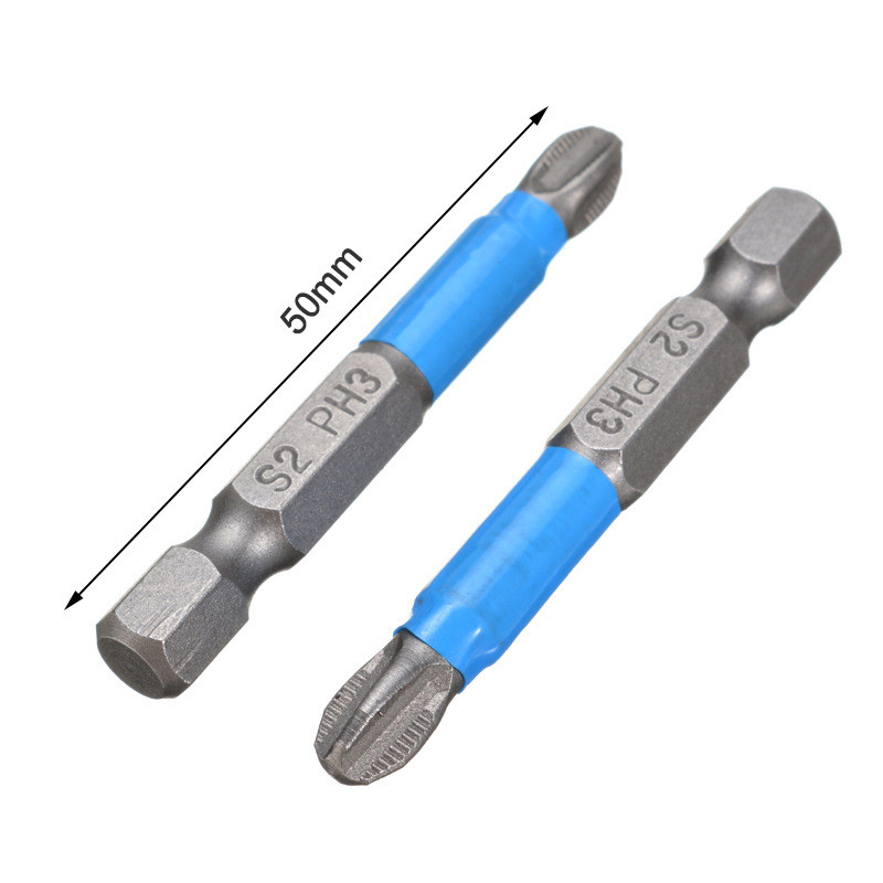 6//712db Mágneses csúszásmentes csavarhúzó bitkészlet Phillips Cross Drill Bit Kéziszerszámok Hatlapfejű csavarhúzóPH1/PH2/PH3/PZ1/PZ2/PZ3