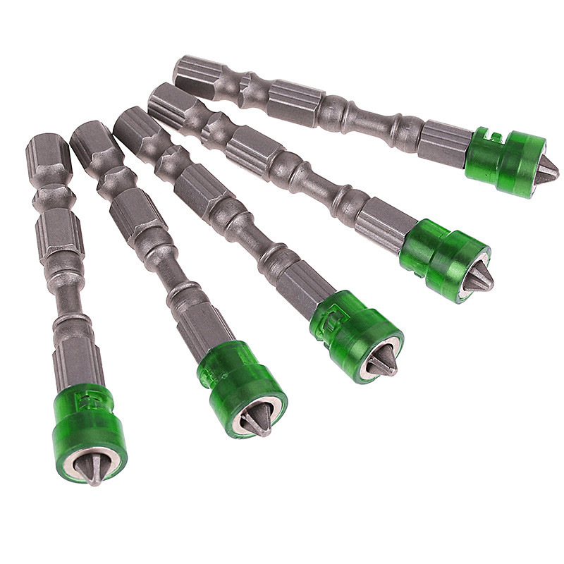 5 tk magnetiline kruvikeeraja otsik, libisemiskindel kuuskantpeaga kruvikeeraja kruvikeeraja komplekt kipsplaadist elektritööriistade jaoks