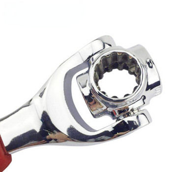 Универсален гаечен ключ 48 в 1 с шлицови болтове Torx 4-12-точков въртящ се на 360 градуса гаечен ключ Ръчни инструменти за механици