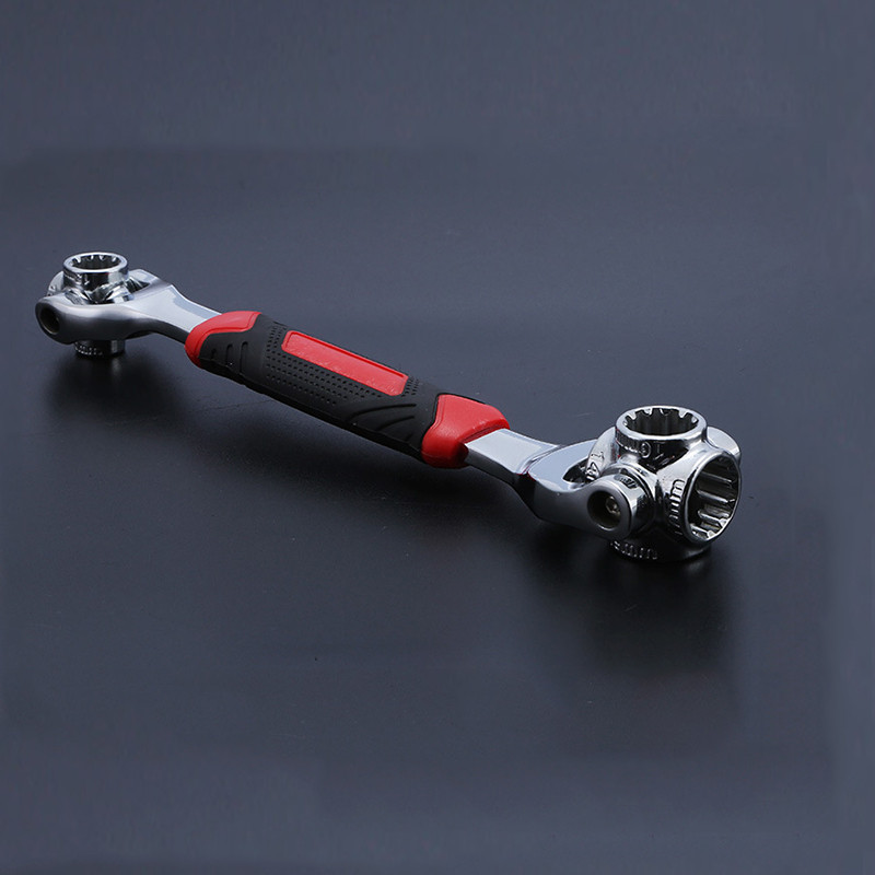 Cheie universală 48 în 1 cu șuruburi spline Torx 4-12 puncte, cheie rotativă la 360 de grade, scule de mână pentru mecanic