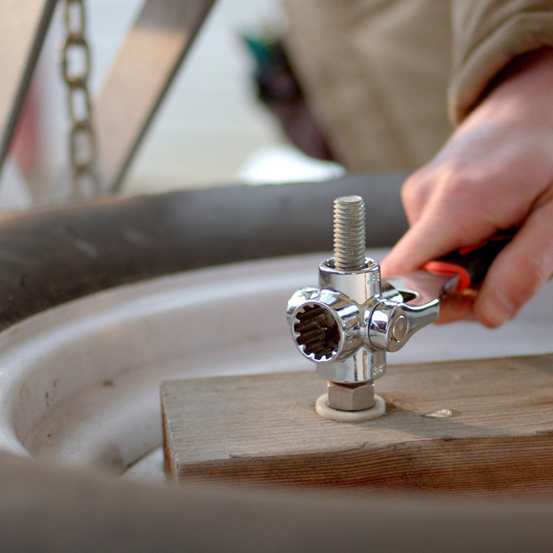 Cheie universală 48 în 1 cu șuruburi spline Torx 4-12 puncte, cheie rotativă la 360 de grade, scule de mână pentru mecanic