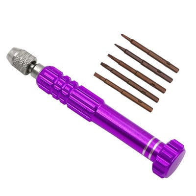 5-ühes alumiiniumsulamist kruvikeerajate parandus avatud tööriistade komplekt Kruvikeerajad iPhone'i jaoks Samsung Galaxy DIY mobiiltelefonide remonditööriistade komplekt