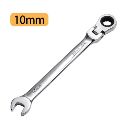 1gab kombinēta sprūdrata uzgriežņu atslēga ar elastīgu galvu Divējāda pielietojuma sprūdrata instrumenta sprūdrata kombinētais komplekts automašīnu remonta rokas instrumentiem