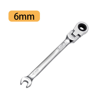 1gab kombinēta sprūdrata uzgriežņu atslēga ar elastīgu galvu Divējāda pielietojuma sprūdrata instrumenta sprūdrata kombinētais komplekts automašīnu remonta rokas instrumentiem