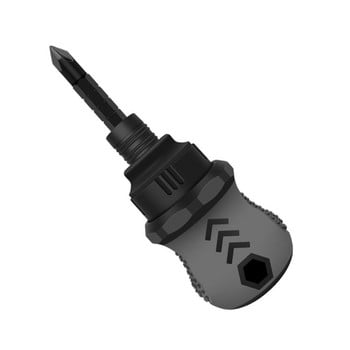 Binoax Mini Ratchet Screwdriver Magnetic Phillips με σχισμή διπλής χρήσης κεφαλής παρτίδας Τηλεσκοπικό εργαλείο χειρός κατσαβιδιού που εξοικονομεί εργασία