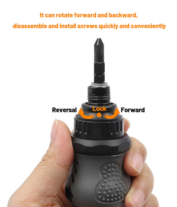 Binoax mini sprūdrata skrūvgriezis, magnētisks Phillips ar rievām, divējāda lietojuma partijas galvas teleskopiskais, darbu taupošs skrūvgrieža rokas rīks