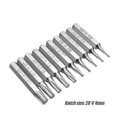 Hot Sale Bits Skillful Manufacturing 10 τμχ CR-V Phillips Bits Σετ κατσαβιδιού Τρυπάνι Torx Επισκευή Μύτη κινητού τηλεφώνου