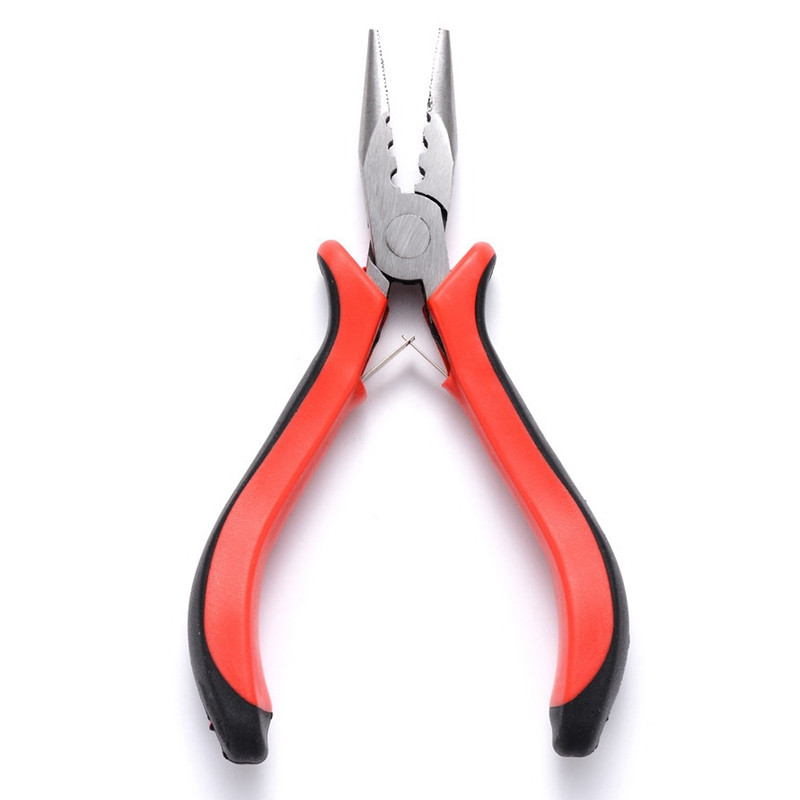 ABSF 1 Pack 45 Tērauda juvelierizstrādājumu krelles gofrēšanas instrumenti Gofrēšanas preses knaibles rotaslietu izgatavošanai sarkanā krāsā