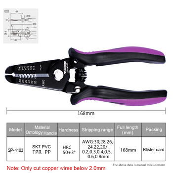 Pliers Cable Stripper Professional Electric Wire Stripping Pences Cable Peeler with Cutter Πολυλειτουργικό εργαλείο επισκευής ηλεκτρολόγων