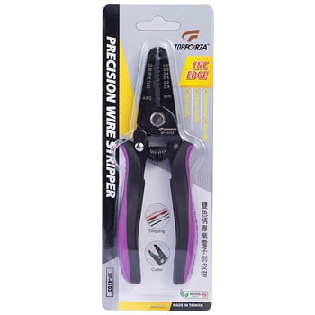 Pliers Cable Stripper Professional Electric Wire Stripping Pences Cable Peeler with Cutter Πολυλειτουργικό εργαλείο επισκευής ηλεκτρολόγων