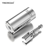 Univerzális nyomatékkulcs-fejkészlet foglalat hüvely 7-19 mm-es elektromos fúró racsnis persely Kulcs Magic Key Kéziszerszámok Barkácsszerszámok