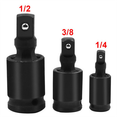1/4" 3/8" 1/2" gaisa trieciena ligzdas adaptera pneimatiskās uzgriežņu atslēgas ligzdas pārveidotāja universālā savienojuma rokas remonta instrumenti