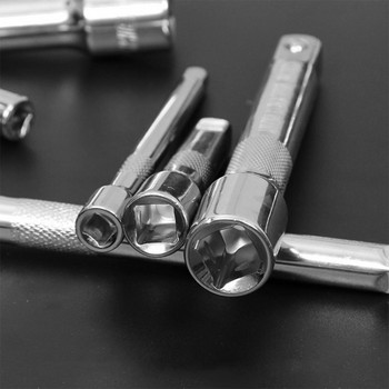 1/4 3/8 1/2 CRV Socket Ratchet Wrench Bar Extension Bar 50/75/100/125/150/250mm Αξεσουάρ μπιέλας χιτώνιο τιμονιού