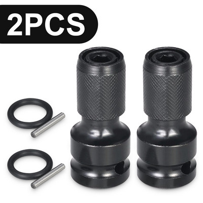 1/2" četvrtasti do 1/4" imbus čegrtaljke Nasadni ključ Nasadni adapter Set ključeva Pretvarač pogona Univerzalni prilagodljivi udarni alat