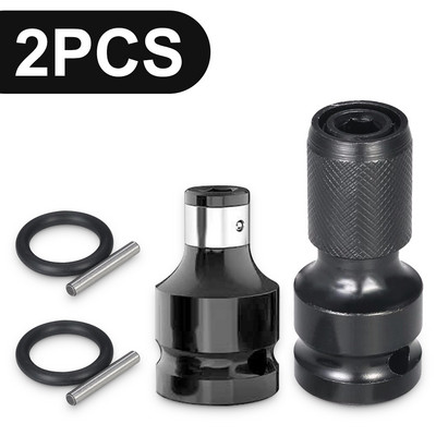1/2" četvrtasti do 1/4" imbus čegrtaljke Nasadni ključ Nasadni adapter Set ključeva Pretvarač pogona Univerzalni prilagodljivi udarni alat