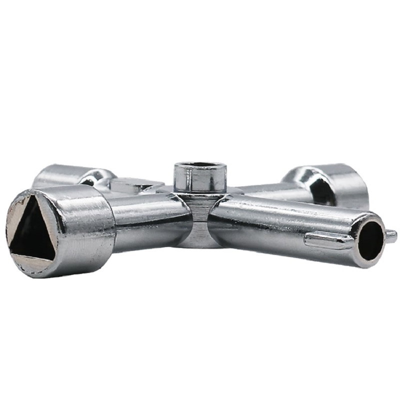 5 vienā universālā šķērsslēdža ligzdas trīsstūra uzgriežņu atslēgas atslēga santehniķa vilciena elektriskajiem lifta korpusa vārsta atgaisošanas radiatoriem