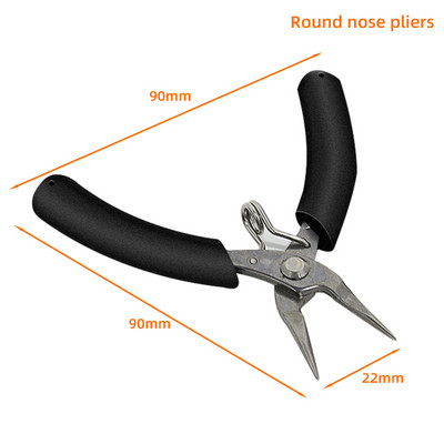 Clești diagonale YTH, tăiat moale, mini tăietori electronici de sârmă, mâner izolat din cauciuc, bijuterii DIY, instrumente de bricolaj pentru uz casnic
