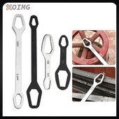 Univerzális Torx csavarkulcs 8-22 mm, önfeszítő, állítható racsnis csavarkulcs Nyomatéktábla, kétfejű, többcélú kulcsos kéziszerszámok