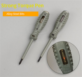 4 мм професионален електрически тестер, писалка, отвертка, детектор на захранване, сонда, промишлена писалка за изпитване на напрежение 200-500 V кръст/линия