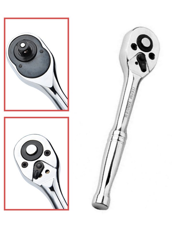 1tk 1/4-tolline suure pöördemomendiga põrkvõtme pesa kiirvabastusega nelinurkne mutrivõti Kahesuunaline põrk-mutrivõti automaatne remonditööriist