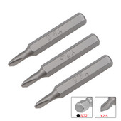 uxcell 3gab Y2.5 skrūvgriežu uzgaļi 5/32 collu sešstūra kāta skrūvgriežu uzgaļu komplekts, 28 mm garums S2 skrūvgriežu komplekta instrumenti