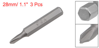 uxcell 3gab Y2.5 skrūvgriežu uzgaļi 5/32 collu sešstūra kāta skrūvgriežu uzgaļu komplekts, 28 mm garums S2 skrūvgriežu komplekta instrumenti