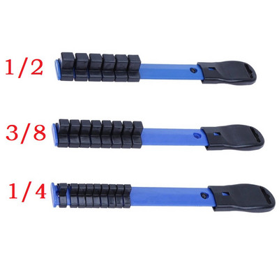Plastmasas ligzdu organizators Uzglabāšanas paplātes sliedes statīvs 1/4" 3/8" 1/2" plauktu statīvs Uzgriežņu atslēgu turētāji, kur uzglabāt vaļīgas ligzdas