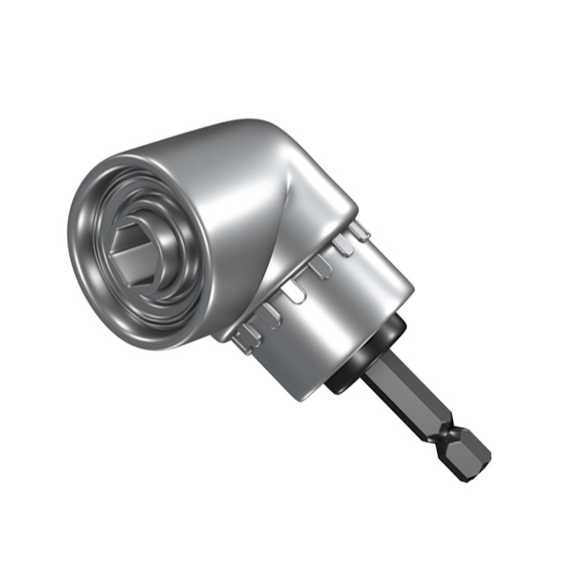 Állítható 105 fokos derékszögű csavarhúzó készlet tartó Eszterga fúvókák Kéziszerszámok 1/4-es mágneses fúróaljzatú elektromos fúró