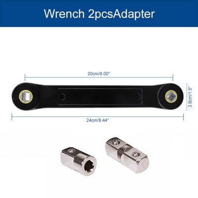 Univerzális hosszabbítókulcs 3/8 hüvelykes nyomatékkulcs beállító racsnis csavarkulcs készlet jármű cserealkatrészek kézi mechanikus szerszám